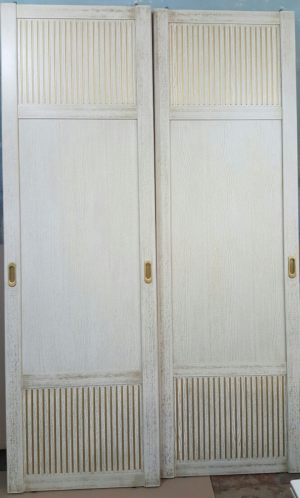 Двери для шкафа купе с фрезеровкой Чита